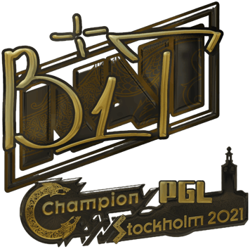 Sticker | b1t (Oro) | Stoccolma 2021