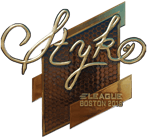 Sticker | STYKO (Gold) | Boston 2018 image