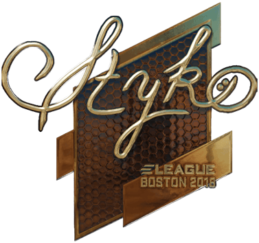 Sticker | STYKO (ทอง) | Boston 2018