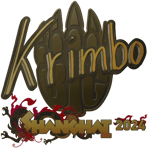 Sticker | Krimbo (Gold) | Shanghai 2024