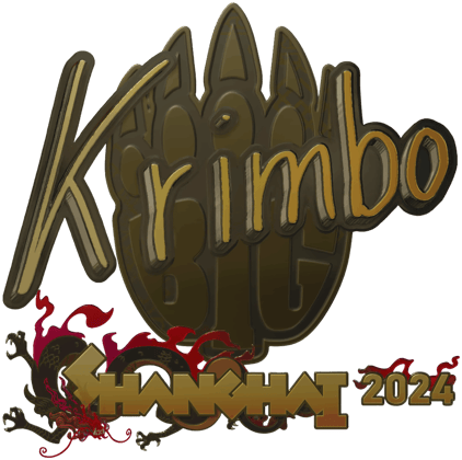 Sticker | Krimbo (dorada) | Shanghái 2024