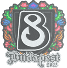 Sticker | B8 (Embroidered) | Budapest 2025 image