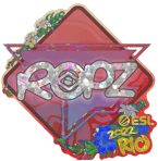 Sticker | ropz (Glitter) | Rio 2022