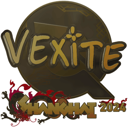 Sticker | vexite (ゴールド) | Shanghai 2024