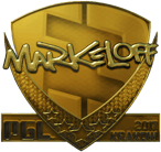 Sticker | markeloff (Gold) | Krakow 2017 Sticker | markeloff (Gold) | Krakow 2017 image