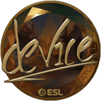 Sticker | device (Gold) | Katowice 2019