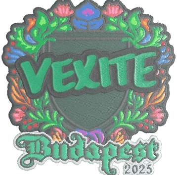 Çıkartma | vexite (Nakışlı) | Budapeşte 2025