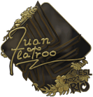 Sticker | juanflatroo (Gold) | Rio 2022 image