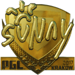 Sticker | suNny (Gold) | Krakow 2017