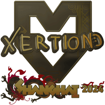 Sticker | xertioN（黃金）| Shanghai 2024