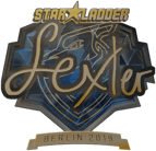 Sticker | dexter (Gold) | Berlin 2019 image