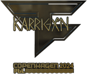 Sticker | karrigan (Gold) | Copenhagen 2024