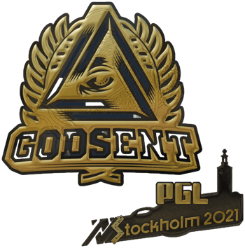 Sticker | GODSENT (ทอง) | Stockholm 2021