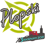 Sticker | Plopski | Stockholm 2021