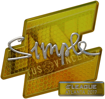 Sticker | s1mple (Glanz) | Atlanta 2017