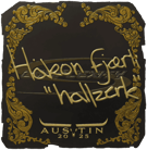 Sticker | hallzerk (Gold) | Austin 2025 image