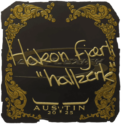 Sticker | hallzerk (Oro) | Austin 2025