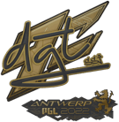 Sticker | dgt (Gold) | Antwerp 2022 Sticker | dgt (Gold) | Antwerp 2022 image