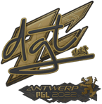 Sticker | dgt (Gold) | Antwerp 2022