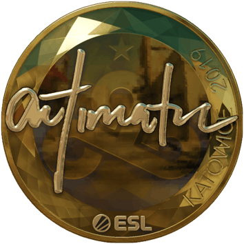Sticker | autimatic（金色）| 2019年卡托维兹锦标赛