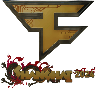 Sticker | FaZe Clan (złota) | Szanghaj 2024
