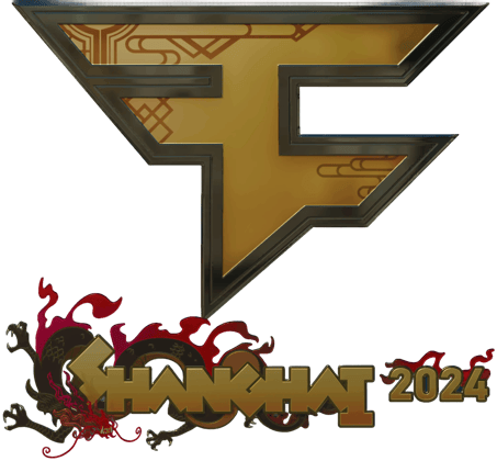 Sticker | FaZe Clan (ゴールド) | Shanghai 2024