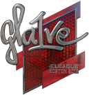 Sticker | gla1ve (Foil) | Boston 2018 image