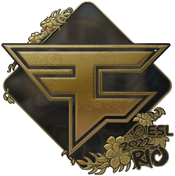 Sticker | FaZe Clan (Gold) | Rio 2022