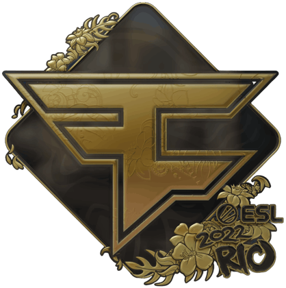 Sticker | FaZe Clan (Gold) | Rio 2022