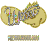 Sticker | woxic (Glitter) | Copenhagen 2024 image