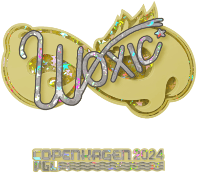 Sticker | woxic (purpurina) | Copenhague 2024