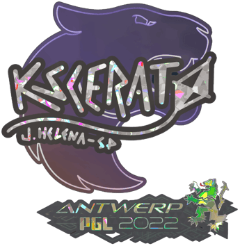 Sticker | KSCERATO (Parıltılı) | Antwerp 2022