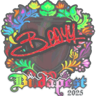 Sticker | bodyy (Holo) | Budapest 2025 Sticker | bodyy (Holo) | Budapest 2025 image