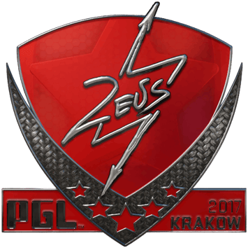 Sticker | Zeus (Foil) | Krakow 2017