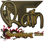 Sticker | rain (Gold) | Shanghai 2024 Sticker | rain (Gold) | Shanghai 2024 image