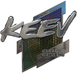 Sticker | keev (Foil) | Boston 2018