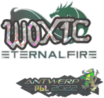 Sticker | woxic (Glitter) | Antwerp 2022 image