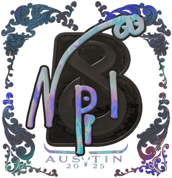 Sticker | npl (holograficzna) | Austin 2025