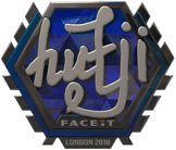 Sticker | hutji (Foil) | London 2018 image