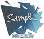 Sticker | s1mple | Cologne 2016 image