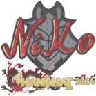 Sticker | NiKo (Holo) | Shanghai 2024 image