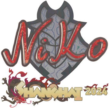 Sticker | NiKo (holograficzna) | Szanghaj 2024