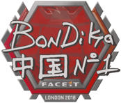 Sticker | bondik | London 2018