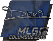 Sticker | DEVIL (Foil) | MLG Columbus 2016 image