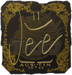 Sticker | Jee (Gold) | Austin 2025