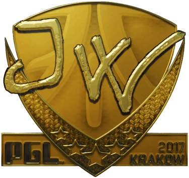 Sticker | JW（金色）| 2017年克拉科夫锦标赛