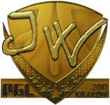 Sticker | JW (Gold) | Krakow 2017