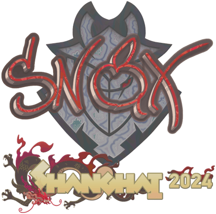 Sticker | Snax (holográfica) | Shanghái 2024