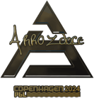 Sticker | arrozdoce (Gold) | Copenhagen 2024 image