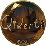Sticker | qikert (Gold) | Katowice 2019